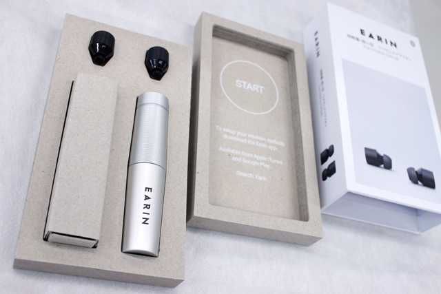 EARIN Bluetooth対応ワイヤレスイヤフォン 付属セット内容