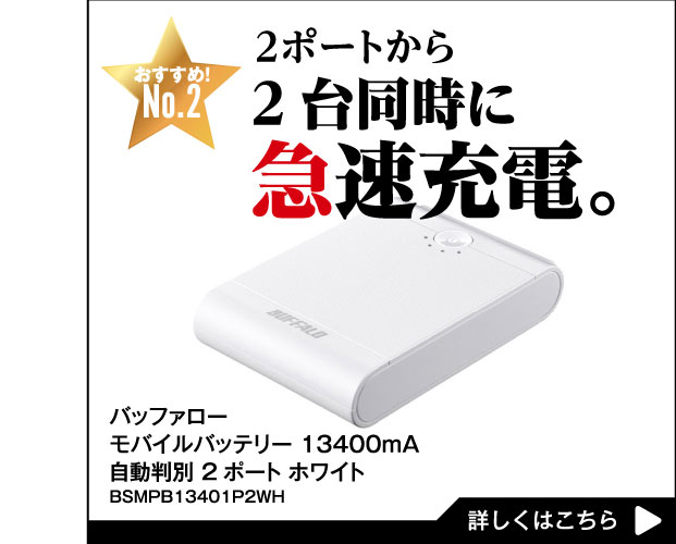 2ポートから2台同時に急速充電
