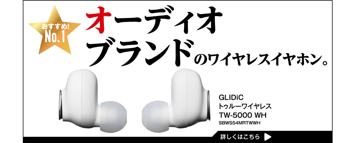 オーディオブランドのワイヤレスイヤホン