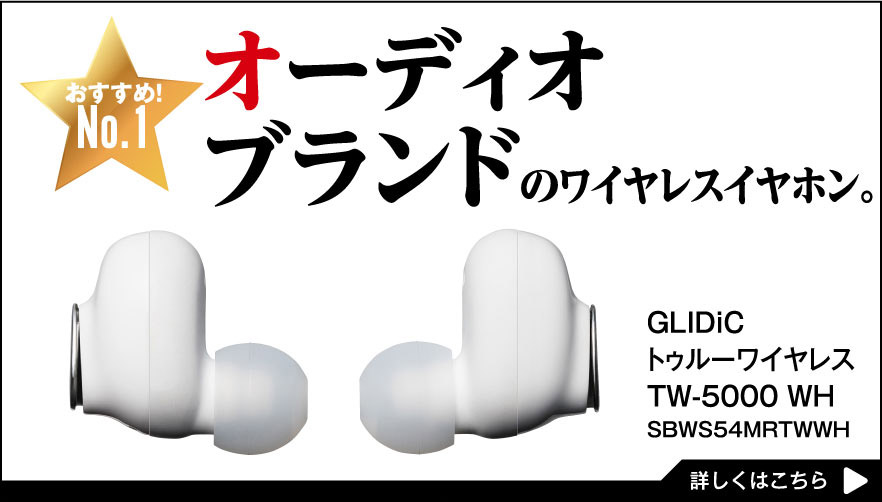 オーディオブランドのワイヤレスイヤホン
