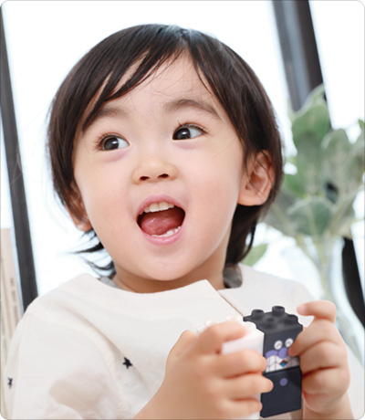 やっぱり、アンパンマンのブロック!