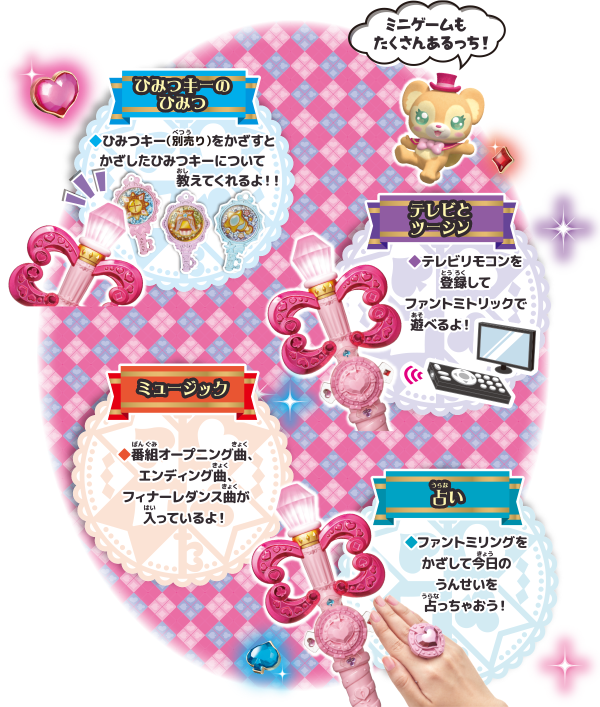 ファントミラージュ　ひみつアイテム 遊び方