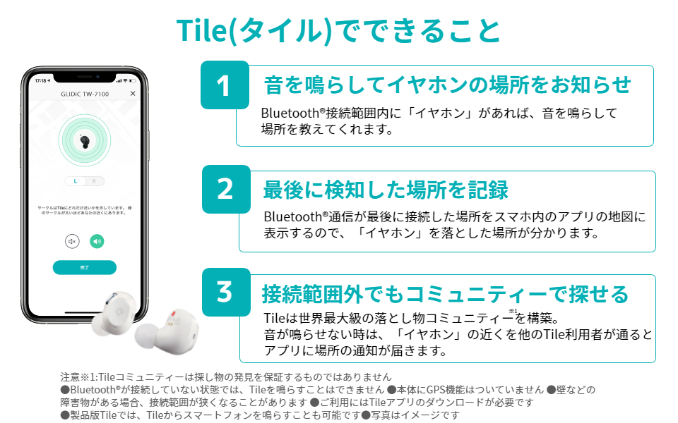 Tileでできること