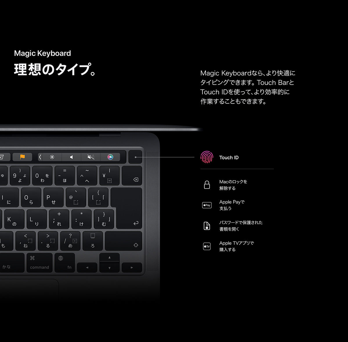 Magic keyboard 理想のタイプ。