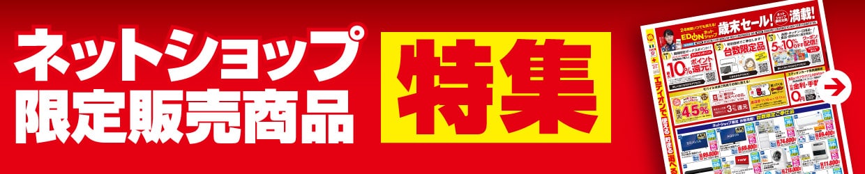 ネットショップ限定販売商品 特集
