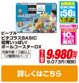 ピープル ピタゴラスBASIC 知育いっぱい!ボールコースターDX