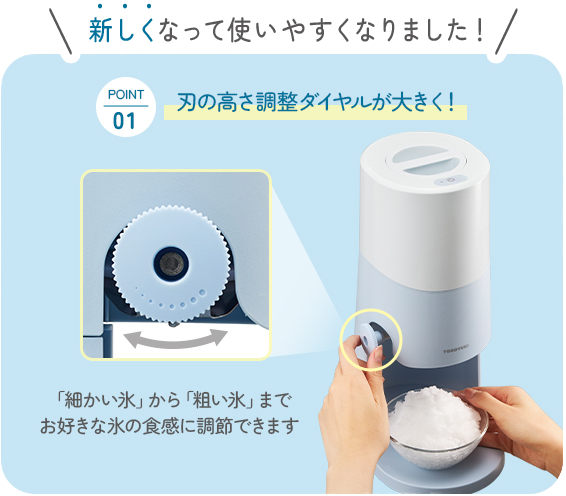 point01 刃の高さ調整ダイヤルが大きく！