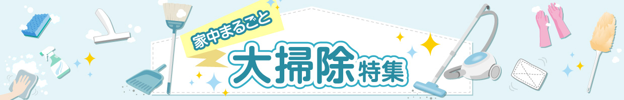 家中まるごと大掃除特集