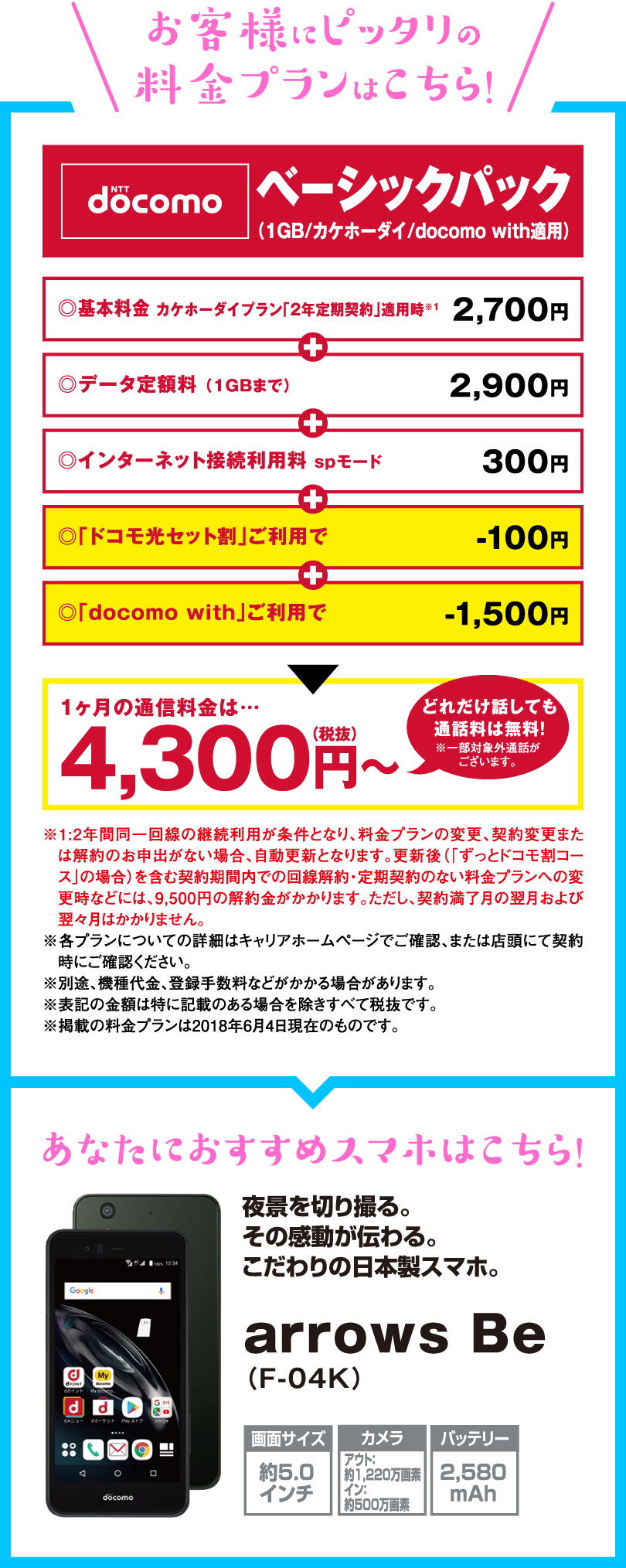 docomo ベーシックパック