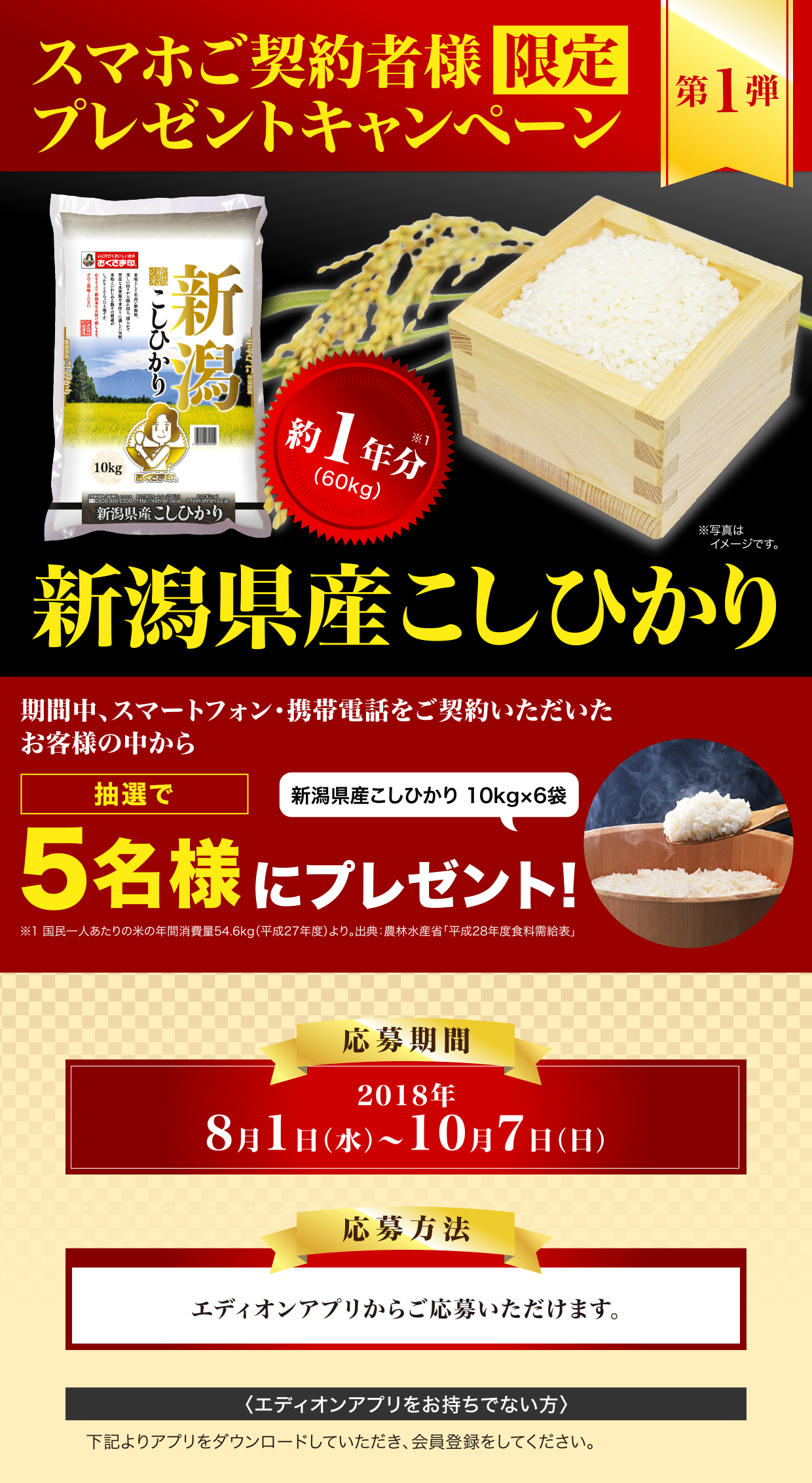 スマホご契約者様限定プレゼントキャンペーン第1弾