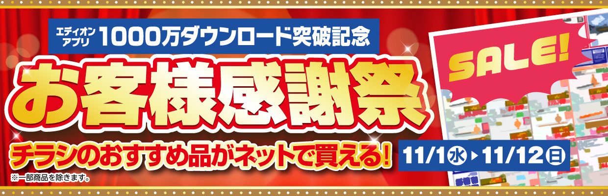 チラシのおすすめ品がネットショップでも買える！