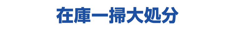 在庫一掃大処分