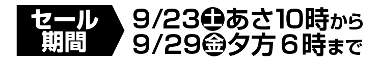 セール期間