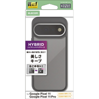 エレコム Google Pixel 11/11 Pro用ハイブリッドケース 自己修復 ブラック PM-P262HVREBK