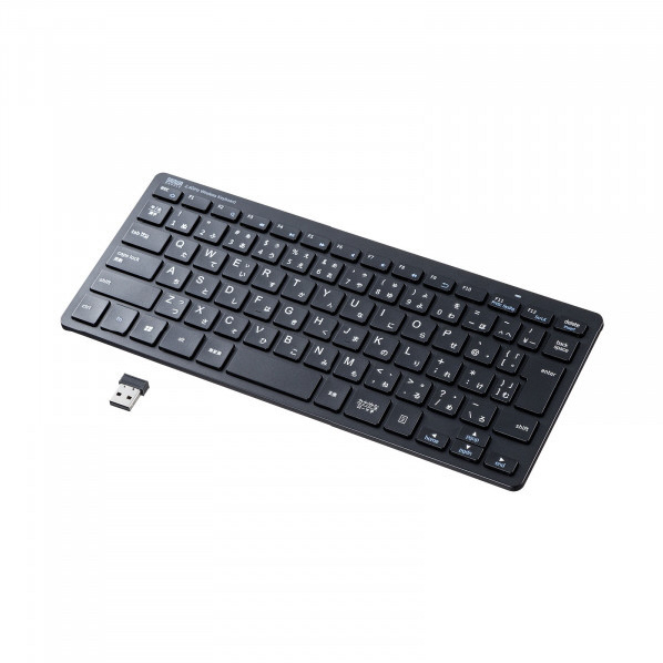 サンワサプライ ワイヤレススリムキーボード ブラック SKB-WL36BK