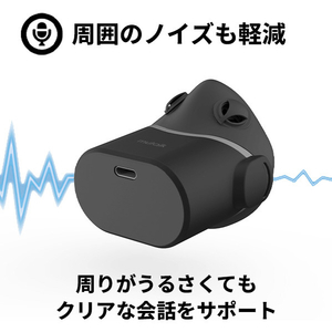 Shiftall メタバース対応ワイヤレス防音マイク mutalk 2 SVP-OD2B-イメージ9