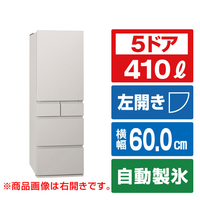 パナソニック 【左開き】410L 5ドア 冷凍冷蔵庫 マットライトベージュ NR-E41RY3L-C