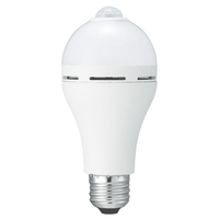 ヤザワ バッテリー内蔵センサー電球 60W相当 電球色 LDA8LGBP
