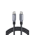 Anker Prime 高耐久ナイロン USB-C & USB-C ケーブル 240W(1．8m) ブラック A88E2N12