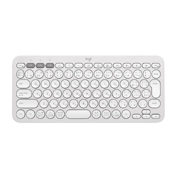 ロジクール ワイヤレスキーボード PEBBLE KEYS 2 K380S オフホワイト K380SOW