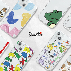 Dparks iPhone 14 Pro用ソフトクリアケース カラフルザウルス DS24154I14P-イメージ6