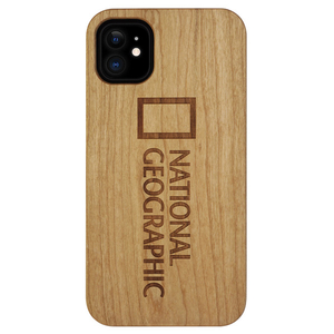 National Geographic iPhone 11用ケース Nature Wood チェリーウッド NG17169I61R-イメージ1