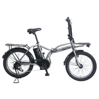 PELTECH 【電動アシスト自転車】X-adventure 20型折り畳み外装6段変速ハイパワーモデル シルバー TDN-246L-SL