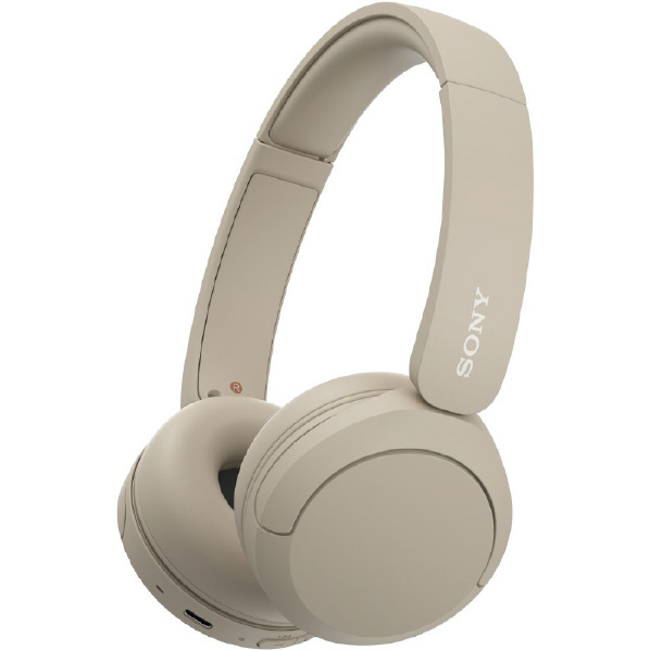 SONY ワイヤレスステレオヘッドセット ベージュ WH-CH520 C