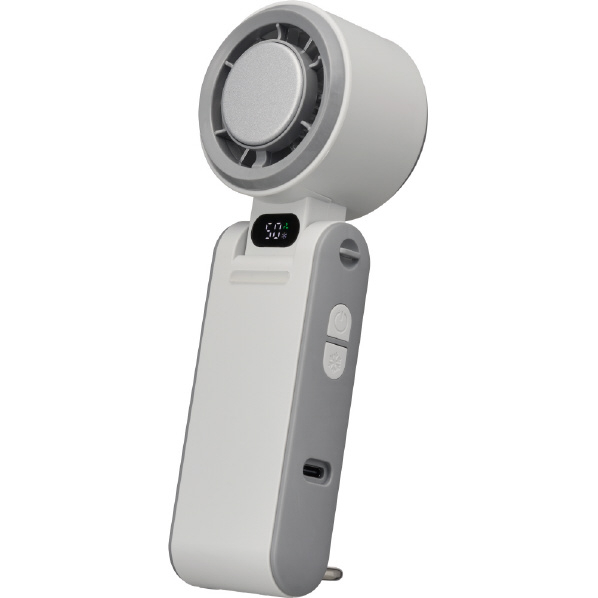 ドウシシャ 3WAY+アイス大風量ハンディファン グレー JFSB-42BGY
