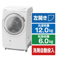 日立 【左開き】12．0kgドラム式洗濯乾燥機 ホワイト BD-SW120ML W