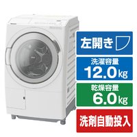 日立 【左開き】12．0kgドラム式洗濯乾燥機 ホワイト BD-SV120ML W