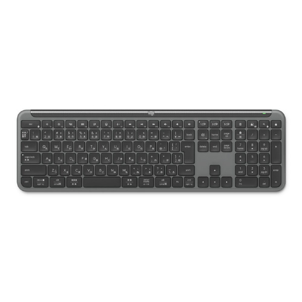 ロジクール ワイヤレスキーボード Signature Slim グラファイト K950GR