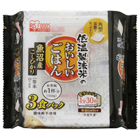 アイリスフーズ 低温製法米のおいしいごはん 魚沼産こしひかり 150g×3P 低温製法米のおいしいごはん ｵｲｼｲｺﾞﾊﾝｳｵﾇﾏｺｼﾋｶﾘ150G3P