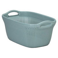 藤栄 バスケット 40L Knit ブルー ﾆﾂﾄﾗﾝﾄﾞﾘ-ﾊﾞｽｹﾂﾄBL