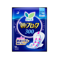 KAO ロリエ 朝までブロック300 羽つき 18個 F958549