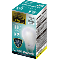 ドウシシャ LED電球 E26口金 全光束1527lm(8．0W普通電球全方向タイプ) 昼白色相当 Luminasave LSFA100N