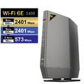 BUFFALO AirStation Wi-Fi 6E 対応トライバンドルーター チタニウムグレー WSR-5400XE6