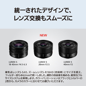 パナソニック デジタル一眼カメラ用交換レンズ デジタルカメラ_Sシリーズ交換レンズ ブラック S-S20-K-イメージ8