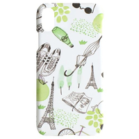 Happymori iPhone XS Max用ケース French Cafe Bar グリーン HM14488I65