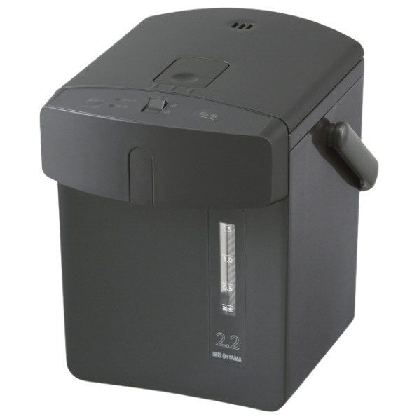 アイリスオーヤマ ジャーポット 2.2L メカ式 ブラック IMHD-222-B