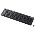 エレコム 無線薄型フルキーボード ブラック TK-FDM110TKBK
