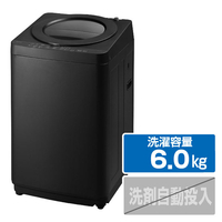 アイリスオーヤマ 全自動電気洗濯機 6．0kg ブラック ITW-60B01-B
