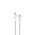 Anker 322 高耐久ナイロン USB-C & Lightning ケーブル(0．9m) ホワイト A81B5N21