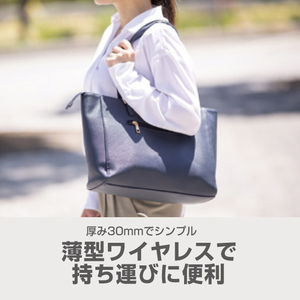 e angle ワイヤレスマウス ブラック ANGV-CSMSW3-A-BK-イメージ3