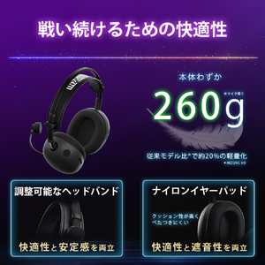 SONY ワイヤレスノイズキャンセリングゲーミングヘッドセット INZONE H9II オレンジ※Fnaticコラボモデル WH-G910ND-イメージ6