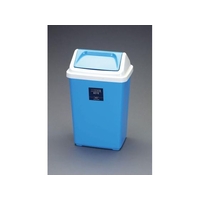 エスコ ダストボックス フタ付 36L FCY1014-EA995A-48
