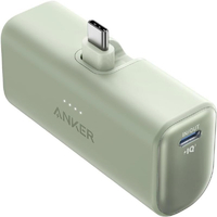 Anker Nano Power Bank (22．5W, Built-In USB-C Connector) グリーン A1653N61