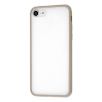 レイアウト iPhone SE(第3世代)/SE(第2世代)/8/7用マットハイブリッドケース SHEER ホワイト/ベージュ RT-P34BS4/WBE