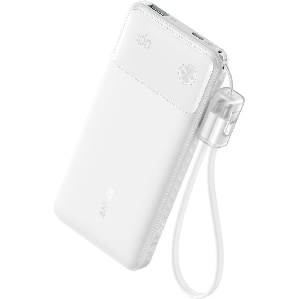 Anker Power Bank (10000mAh, 22.5W, 2 Ports) ホワイト A1388N21