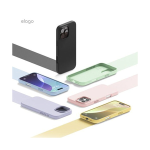 elago iPhone16Pro用シリコンケｰス ソフトパープル EL_IPRCSSCS3_SP-イメージ8